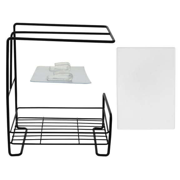 OUNONA  Mini Dish Drying Racks Kitchen Drainer Dishcloth Storage