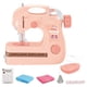 thumbnail image 1 of Máquina de coser eléctrica, juguetes de limpieza, juego de simulación, aprendizaje a pilas Rosado, 1 of 8