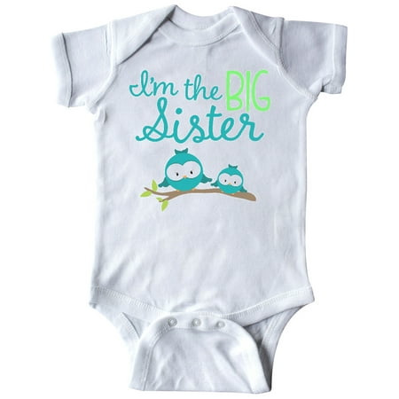 

Inktastic i m the big sister Gift Baby Girl Bodysuit