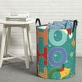 thumbnail image 7 of KLL Ho Ho Ho Waterproof Foldable Laundry Hamper Bucket with Handles for Storage Bin,Kids Room,Home Organizer (Small ), 7 of 7