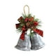 thumbnail image 5 of Decoración navideña con campanas de hierro, decoración rústica navideña, colgante para centro de mesa, recuerdos de fiesta, vacaciones Pintura gris, 5 of 8