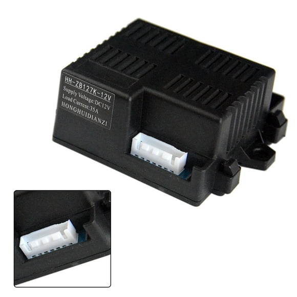 Hh-Zb127K-12V Children Electric Vehicle Controller Motherboard Circuit Board Black Plastic 35A Load Current Electrical Equipment