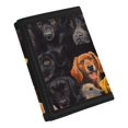 thumbnail image 2 of Chririnla Trifold Card Wallet Various Dog Breeds Print Waterproof Trifold Children's Money Wallets for Sports, Polyester Large Capacity Trifold Boys Wallets, 2 of 6
