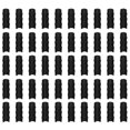 thumbnail image 2 of 50PCS Black Greenhouse Plastic Film Frame Pipe Tube and Clip 20mm, 2 of 5
