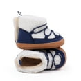 thumbnail image 2 of Infant Winter Snow Boots Warm Lambs Wool Baby First Walker Shoes for Christmas, Baby Shower, 2 of 6