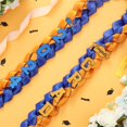 thumbnail image 4 of Graduation Leis 2024 Navy Blue and Orange, 2024 Graduation Party Handmade Graduation Leis Congrats Grad Ribbon Lei Graduation Honor Cord Gray for High School College Graduation Gift Party, 4 of 6