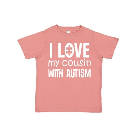 

Inktastic Autism Awareness I Love My Cousin Gift Toddler Boy or Toddler Girl T-Shirt