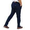 thumbnail image 4 of Pantalón de gabardina stretch John Silver  Corte recto color azul marino, 4 of 4