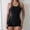 Black, variant on Tankini Swimsuits for Women Loose Fit Floral Printed Modest Two Piece Bathing Suits