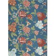 thumbnail image 3 of Nourison Sun N' Shade Indoor/Outdoor Tropical Botanical Blue/Multicolor 5'3" x 7'5" Area Rug, (5' x 8'), 3 of 10