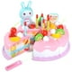 thumbnail image 1 of 37 Uds. Juego de pastel de fiesta de cumpleaños DIY, juego de simulación, cocina, juguetes de comida, regalo para niños y niñas, 1 of 8