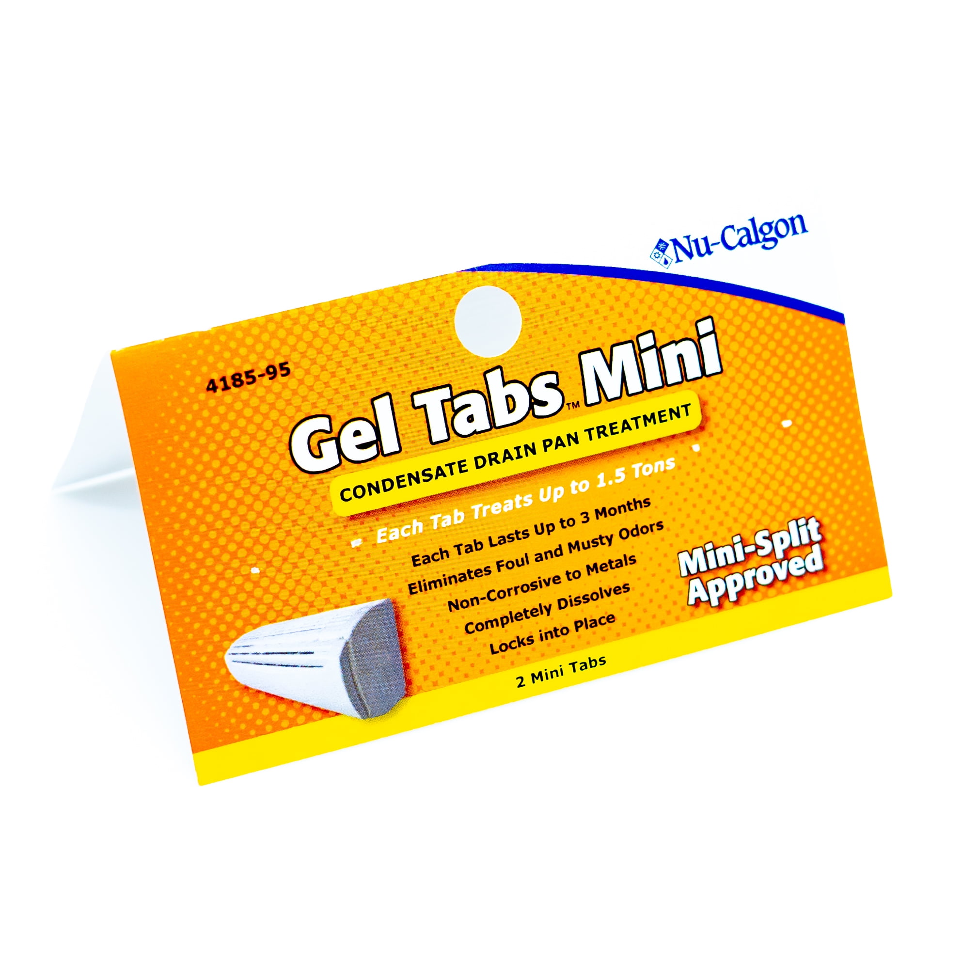 Condensate Pan Treatment,Gel Tab,1.5 ton 4185-95