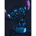 thumbnail image 5 of Disney Women's Sequin Stitch Nubby Fleece Sweatshirt, 5 of 6