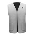 thumbnail image 2 of Chaleco eléctrico con calefacción USB Chaqueta de hombre Calentamiento Almohadilla térmica Calentador de cuerpo de invierno 3XL Sunnimix Chaleco con calefacción eléctrica, 2 of 7