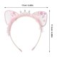 thumbnail image 4 of Diadema con orejas para mujer, accesorio para el cabello, 4 of 7