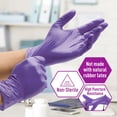 thumbnail image 2 of Guantes de examen de nitrilo MED PRIDE, talla pequeña, sin polvo, 100 unidades, 2 of 7