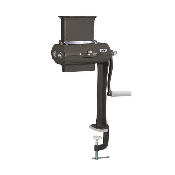 Cortadora manual de carne seca Weston de aluminio con cuchillas de acero inoxidable