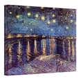 thumbnail image 1 of Cuadro Canvas Van Gogh Noche Estrellada Sobre El Rodano, 1 of 4