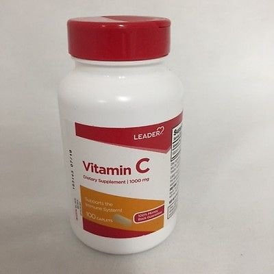 Leader Vitamin C Supports A Healthy Immune System 100 Caplets