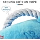 thumbnail image 3 of Juguete de cuerda para apretar para perros - Juguete de peluche duradero - Juguete masticable con forma de zapato de algodón suave - Juguete interactivo para perros pequeños y medianos (2), 3 of 5
