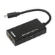 thumbnail image 2 of daptador Micro USB a , Línea de Transmisión, 1920x1080, Convertidor Compacto, para Teléfonos Inteligentes, Proyectores, Monitores, Tabletas Baoblaze cable adaptador, 2 of 6