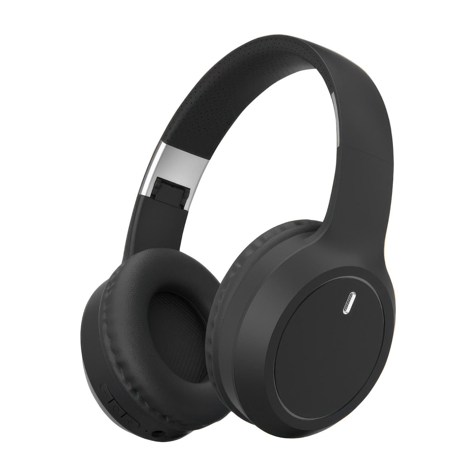 Bluetooth Headphones Kids,Kids Wireless Headphones,Kids Bluetooth Headphones, Kids Headphones Wireless, HD Sound, Over-Ear Foldable Bluetooth 5.3 Headsets for Boys Girls School Travel(Black)