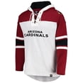 thumbnail image 2 of Men's '47 Arizona Cardinals Heather Gray Gridiron Lace-Up Pullover Hoodie, 2 of 4