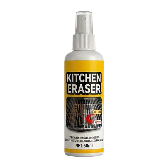 Powerful Grease Killer Spray Kitchen Oven Grill Cleaner Extra Strong Formula Against Burnt On Grease Oil and Carbon Deposits (50ml 1PC)