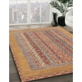 thumbnail image 2 of Ahgly Company Indoor Square Abstract Chestnut Red Area Rugs, 5' Square, 2 of 6
