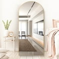 RACHMADES 65"x24" Arch Mirror Full Length Full Body Mirror Arched Floor Mirror with Stand Tall