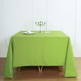 thumbnail image 3 of Efavormart 90" Wholesale Linens Polyester Square Linen Tablecloth for Kitchen Dining Catering Wedding Birthday Party - Lime Green, 3 of 10