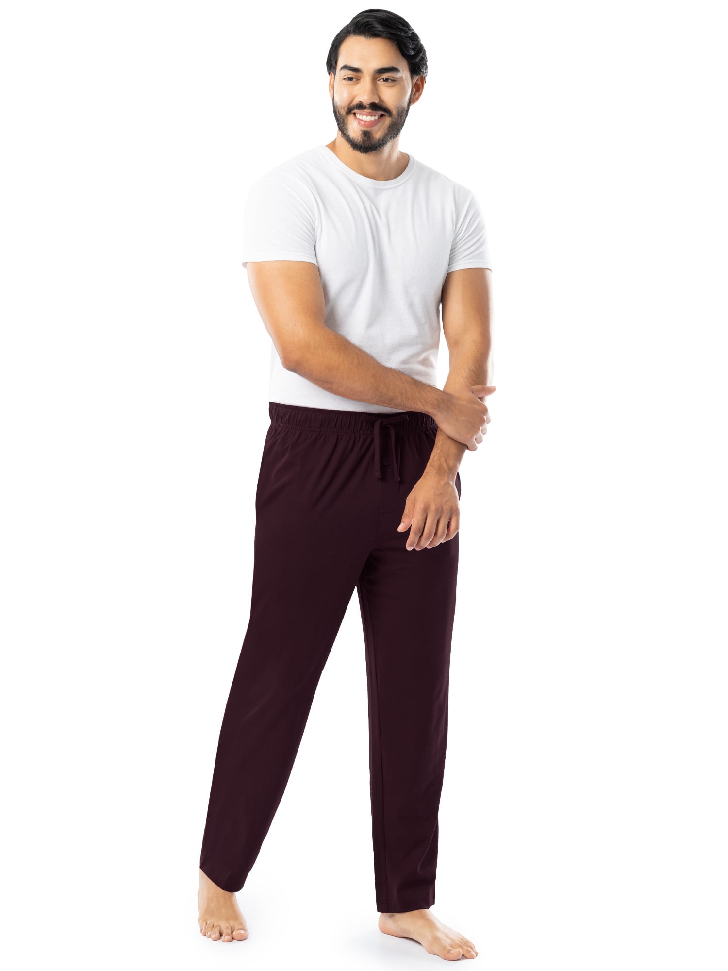 Fruit of the Loom Men's and Big Men's Jersey Knit Pajama Pants, Sizes S-6XL