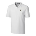 thumbnail image 2 of Men's Cutter & Buck White West Virginia Mountaineers Logo Big & Tall Forge Stretch Polo, 2 of 3