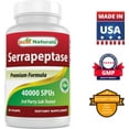 thumbnail image 7 of 3 Pack Best Naturals Serrapeptase 40000 SPUs 90 Vegetarian Capsules, 7 of 7