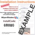thumbnail image 5 of 2005 Hyundai Tucson Beam Wiper Blades Wipers w/1yr Warranty (Set of 2) (WiperBladesUSA), 5 of 5