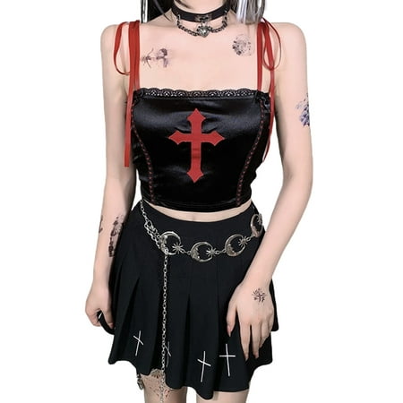 

Nituyy Women Crop Tops Corset Vest Lace CamisoleTank