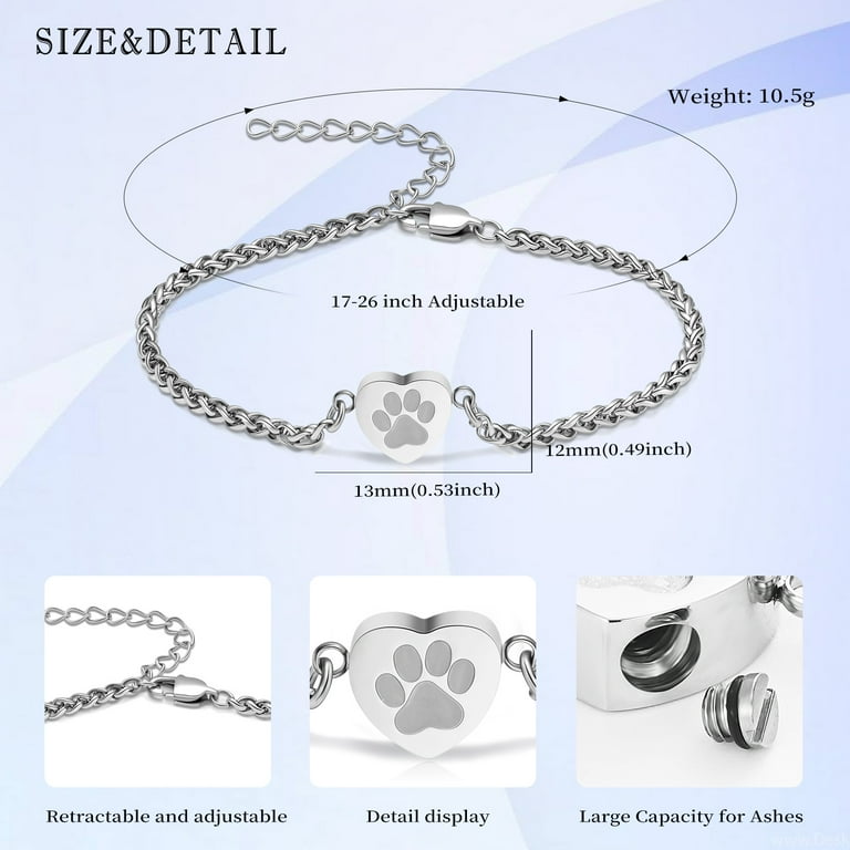 Paw print bangle bracelet hot sale
