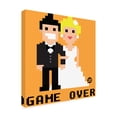 thumbnail image 4 of Canvas Wall Art - toddart 'Game Over Wedding' Wall Art for Living Room, Bedroom, or Office Décor by Trademark Fine Art - 24 x 24 Inches, 4 of 4