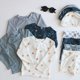thumbnail image 3 of Traje de baño de manga larga dividido para niños Traje de baño con protección solar para bebés Traje de baño de aguas termales de ángulo plano para bebés, 3 of 6