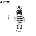 thumbnail image 2 of Ganchos de Pared Decorativos Bonitos, Gancho Adhesivo Reutilizable con Forma de Animal, Ganchos de Pared autoadhesivos para Montaje en Pared, Ganchos Impermeables para niños para Colgar Fokelyi CPB-DE-WX546-3, 2 of 6