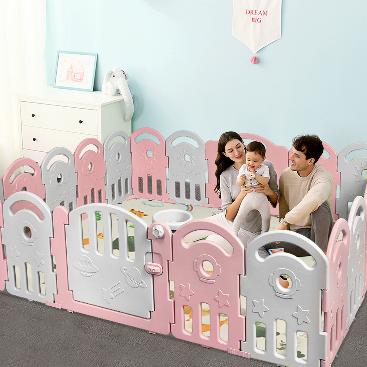 baby activity center box