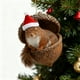 thumbnail image 5 of Adornos navideños de animales del bosque de 8 cm | Decoraciones navideñas de acrílico | Colgante festivo para guirnalda de árbol | Regalo con temática natural, 5 of 5