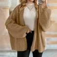 thumbnail image 2 of iHPH7 Open Front Cardigan for Women Fall Outfits for Women Open Cardigans for Women Oversized Sweaters for Women Long Sleeve Cardigan for Women Open Knit Sweaters for Women Travel Sweater Gold S, 2 of 5