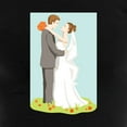 thumbnail image 3 of CafePress - Bride Groom Pajamas - Women's Short Sleeve Print T-Shirt and Pants Dark Cotton Pajama Set, 3 of 7