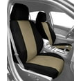 thumbnail image 2 of CalTrend Front Sport Buckets DuraPlus Seat Covers for 2005-2009 Mini Cooper - BM117-06DD Beige Insert with Black Trim, 2 of 3