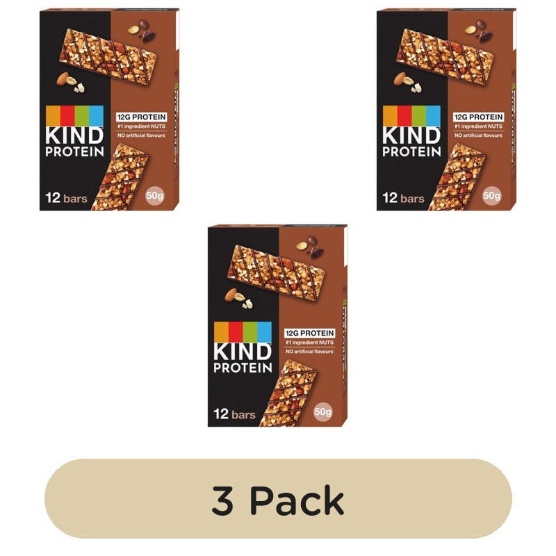 KIND Milk Chocolate Latte Protein 12 x 50g, British Import (Pack of 3)