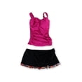 thumbnail image 2 of Profile Womens Ruched E-Cup Skirtini 2 Piece Tankini, Pink, 32E, 2 of 2