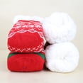 thumbnail image 2 of Ruiboury Chaussettes d'Hiver Chaudes Texture Douce Femmes Coton-Polyester Rendu Respirant Élan Vert, 2 of 6