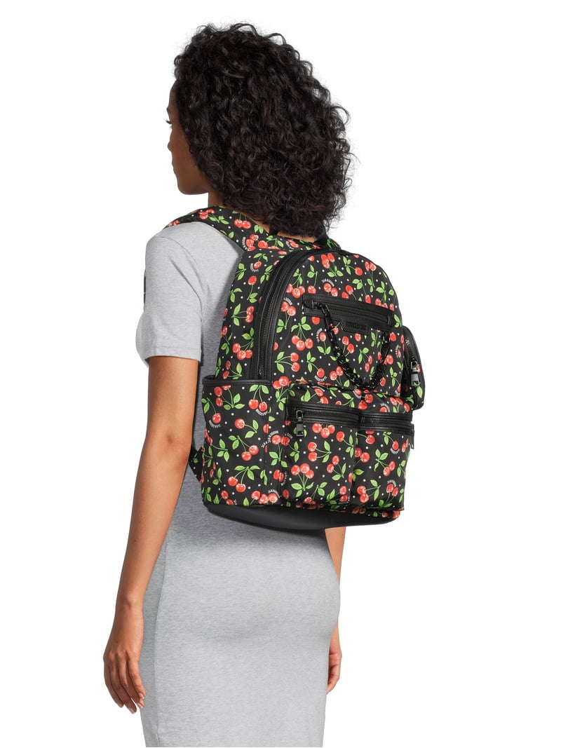 NWT ❗️ Steve Madden black multicolor floral bsolly backpack large travel orginaz Steve Madden | Bags | Nwt Steve Madden Black Multicolor  main image 2
