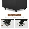 thumbnail image 2 of BarberPub Salon Cart with Storage Drawer Rolling Cart for Hair Stylist Barber Trolley with Wheels 2045, 2 of 9